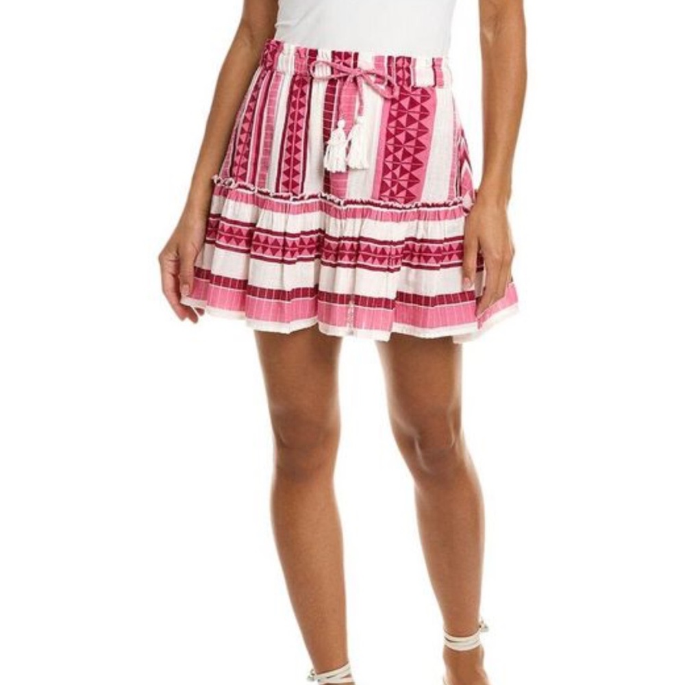 Elan Pink and White Skirt